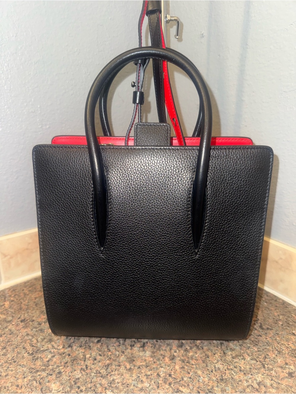 Christian Louboutin Paloma Small Calf leather bag pristine W/COA (retail $2250) - Picture 5 of 14